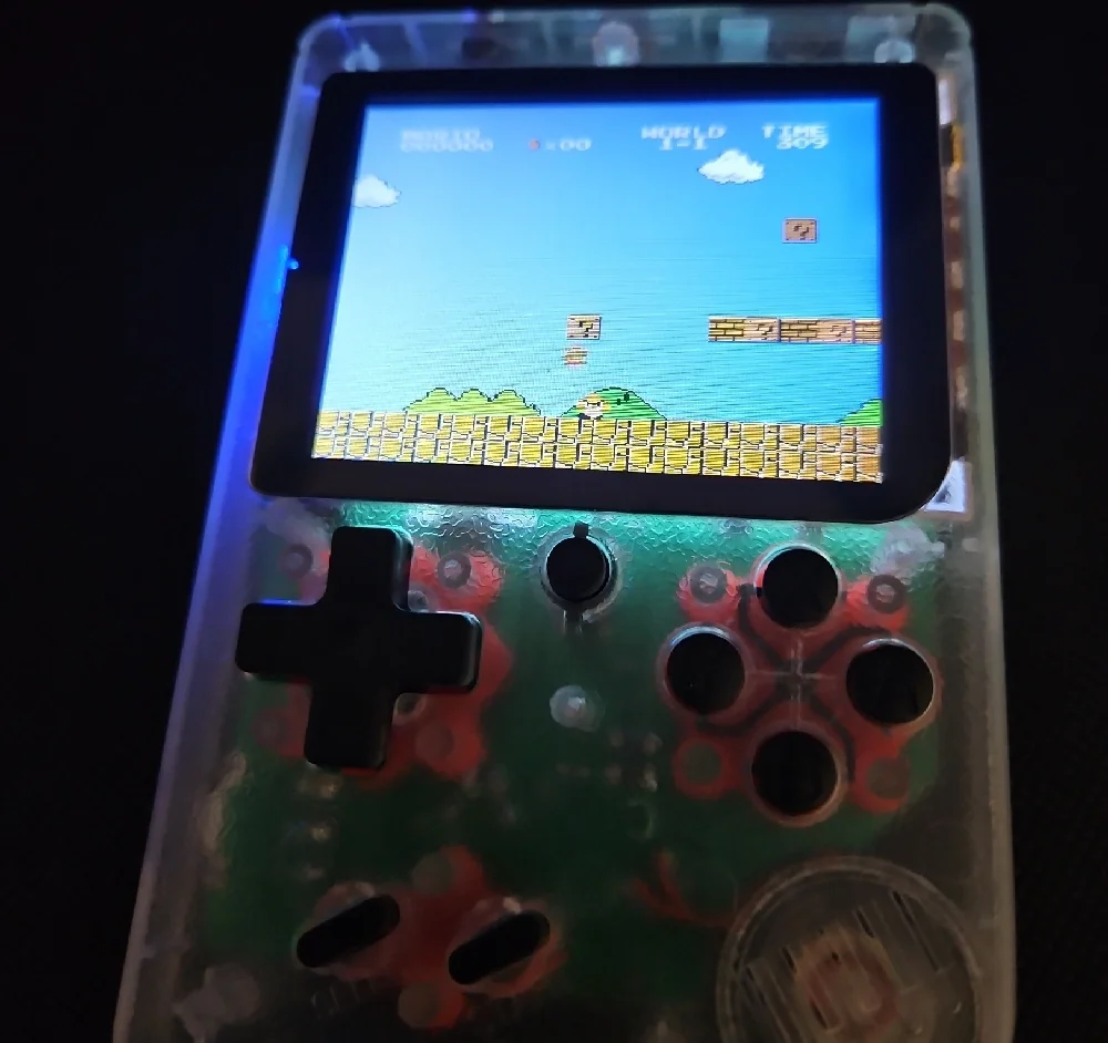 Plus Handheld Game Console - Black and Green
